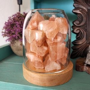Himalayan Salt Crystal Small Healing Lamp Light USB plug diffuser office decor